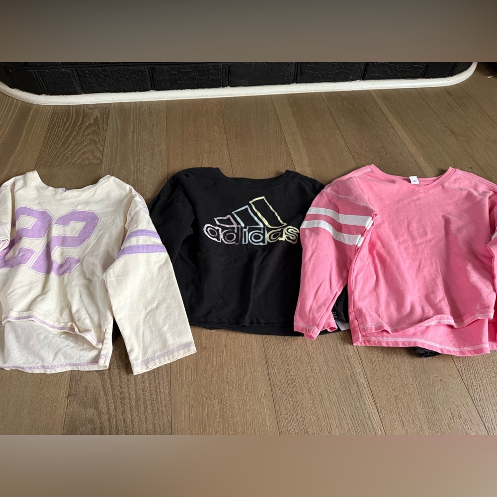 Old Navy Kids Shirts - Cream, Black, Pink